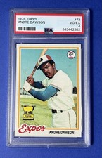 1978 Topps Andre Dawson Montreal Expos #72 PSA 4 VG-EX