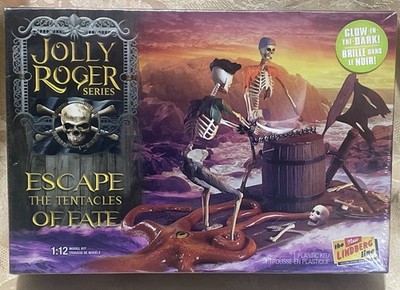 Lindberg Jolly Roger Escape the Tentacles Model Kit 1:12 Scale Plastic NOS NIB