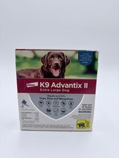 K9 Advantix II 100 Flea Medicine Extra Large XL Size Dog 4 Month Pack Supply K-9