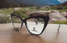 Chanel Eyeglasses Frame,Purple/golden.53,18,145,Woman. Sale Price V Nice Cat Eye