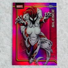 Silence SN# /250 Pink Refractor Marvel 2026 Topps Chrome Parallel Card #155