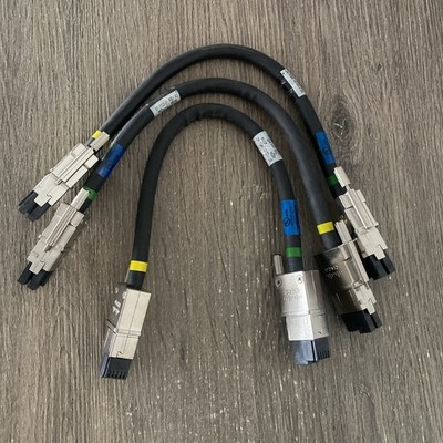 Lot of 3 Cisco CAB-SPWR-30CM Stack Power Cables | 37-1122-01 Rev A0 | Tested