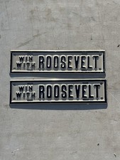 Plaque d'immatriculation Toppers WIN WITH ROOSEVELT FDR Grande Dépression Politique