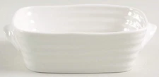 Portmeirion Sophie Conran White 6" Individual Rectangular Baker 10996265
