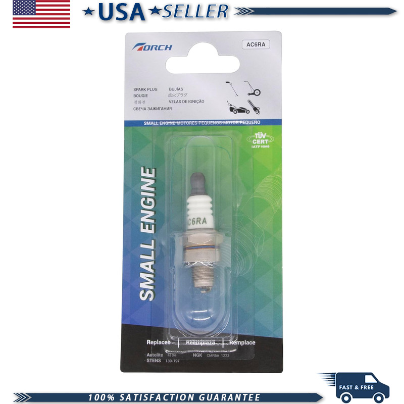 AC6RA Spark Plug NGK CMR6A/1223, Champion 978/RY4C RY4CT10, Autolite 4194