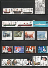 1960s-1980s British Stamps MNH Ships Painting Jane Austen Antarctic Territoryetc