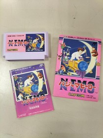 Little Nemo Pajama Hero Famicom NES Japan CAP-EZ Capcom 1990 w/ Manual B1673