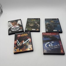 Ps2 Games Lot Bundle Tiger Woods 2005 Socom 3 Socom 2 Lego Star Wars Gran Turi 3