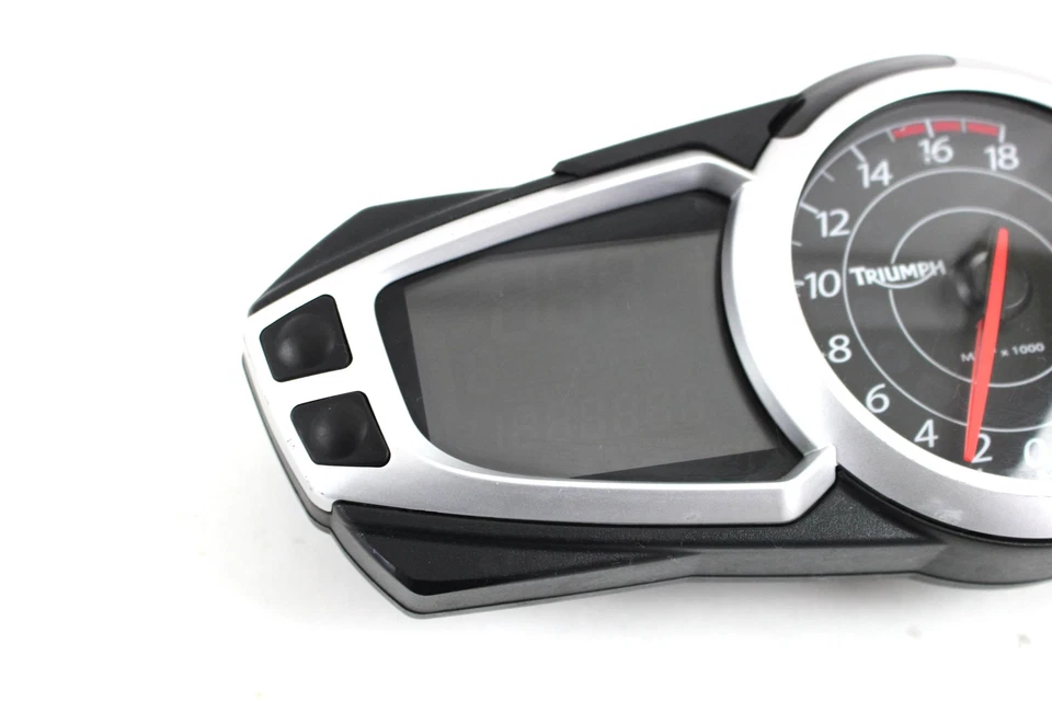 09-12 Triumph Daytona 675R 675 Velocímetro Odómetro Calibre Pantalla 16 k Millas Foto 4 de 4
