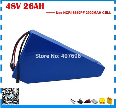 Lithium Battery 26ah 48v Volt Rechargeable Bicycle E Bike Electric Li Ion Watt Ebay
