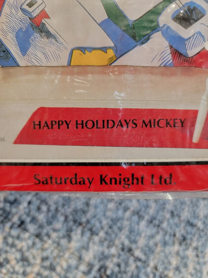 Cortina de ducha vintage Disney Mickey Mouse Plutón Felices Fiestas Navidad  Foto 3 de 4