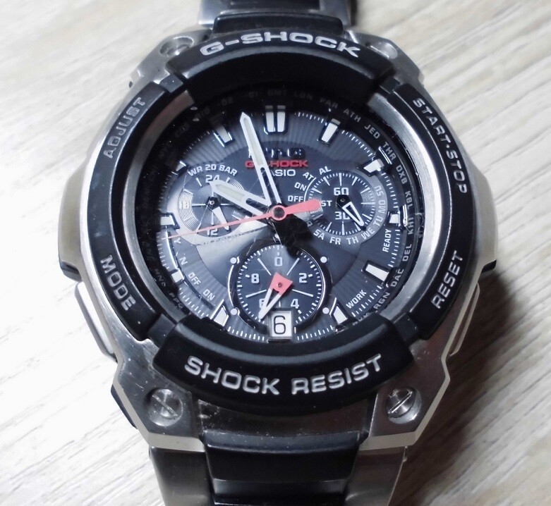 Casio G-Shock MTG-1000-1AJF Radio Solar Multi Band MT-G Used Casio G-Shock MTG-1000-1AJF Radio Solar Multi Band MT-G Used