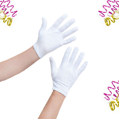 Weiße Handschuhe für Damen