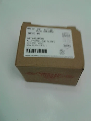 American Fittings AH75B 3/4" AMFICO Hub W/Insulated Throat Water Tite Steel 20pk