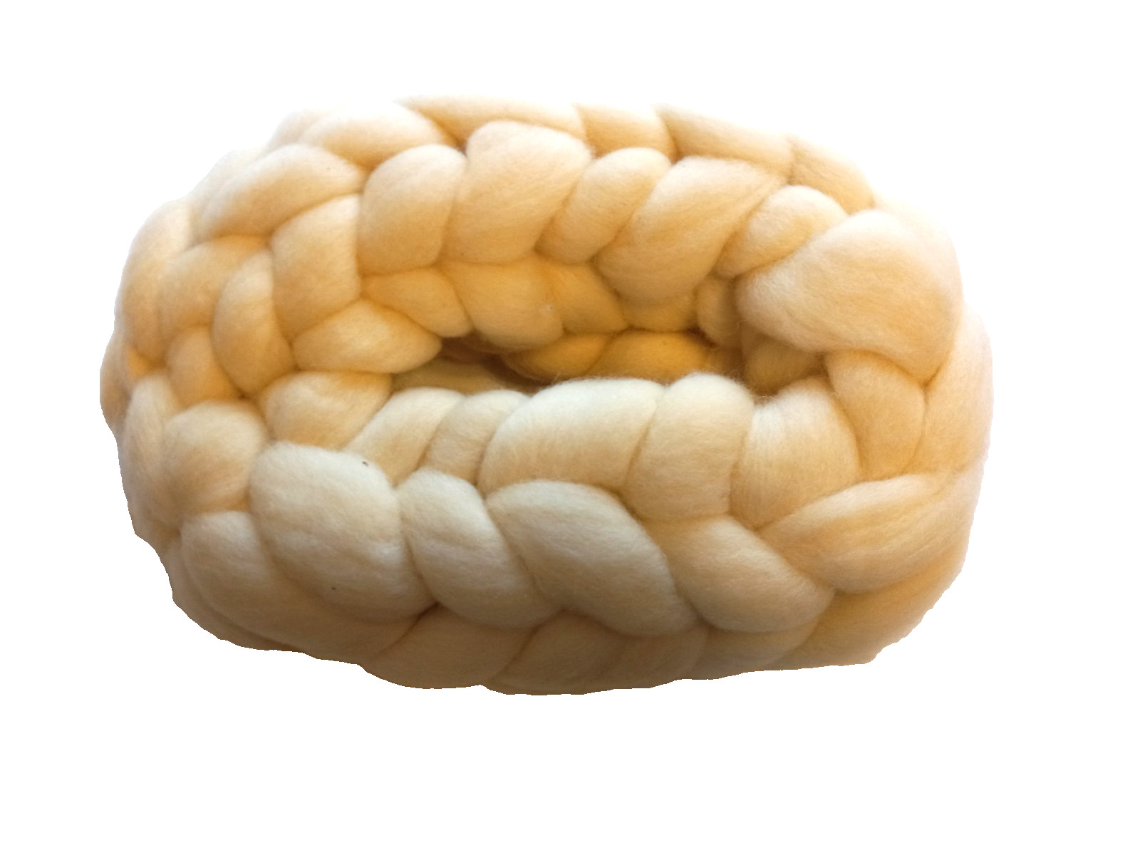 Off White Wool Roving, Rove, Spinning Wool, Felting Wool Fiber 15 Ounces