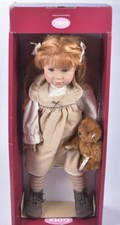 Götz Puppe Anna-Maria Künstlerpuppe Steiff Bär Anton Sammlerpuppe 58cm Doll