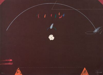 Joan-Pere Viladecans Spanish 1974 signed limited edition original art print n7