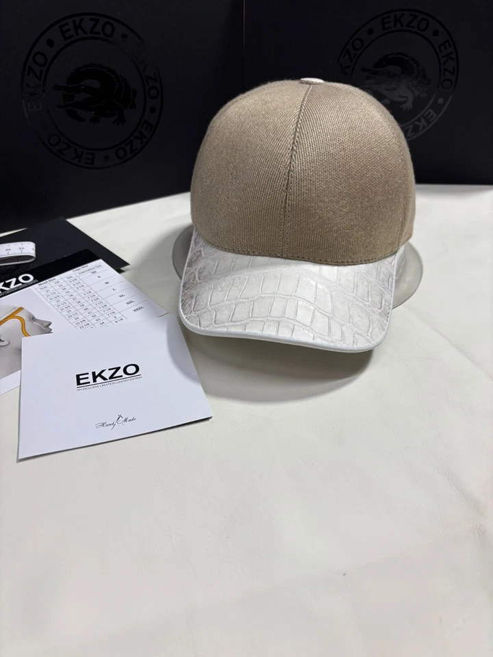 Бейсбольная кепка шляпа EKZO крокодила Chashvimir. Реальная цена 850 $.L58 59 см - Изображение 2 из 4