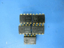 (5) Vintage HP 5082-4350 HP4350 High Speed Opto-Isolator 1 Mbit/s TTL Compatible