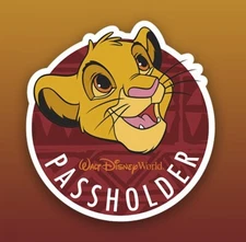 *Aftermarket* Disney's Animal Kingdom Park Simba Annual Passholder Car Magnet