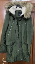 mens parka pull bear jacket size L