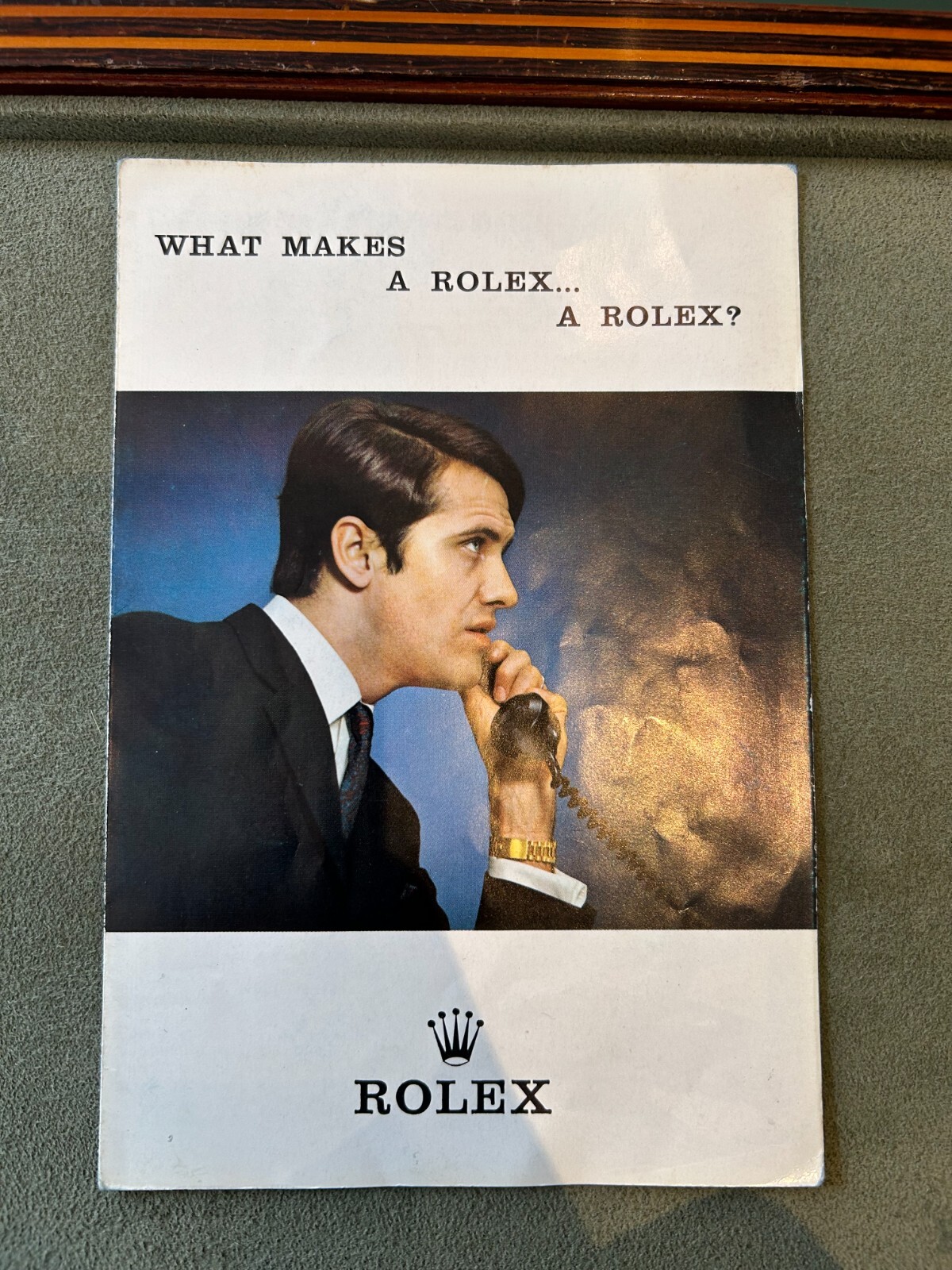1971 Rolex Oyster Perpetual Brochure - Authentic Collectible
