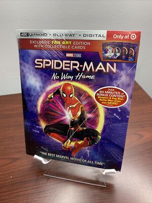 Spider-Man No Way Home Exclusive Fan Art Edition (4K UHD+Blu-ray+Digital+Cards)