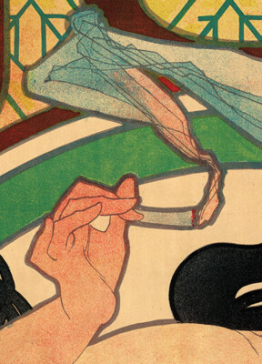 1898 Alphonse Mucha Job Rolling Papers Classic Art Poster