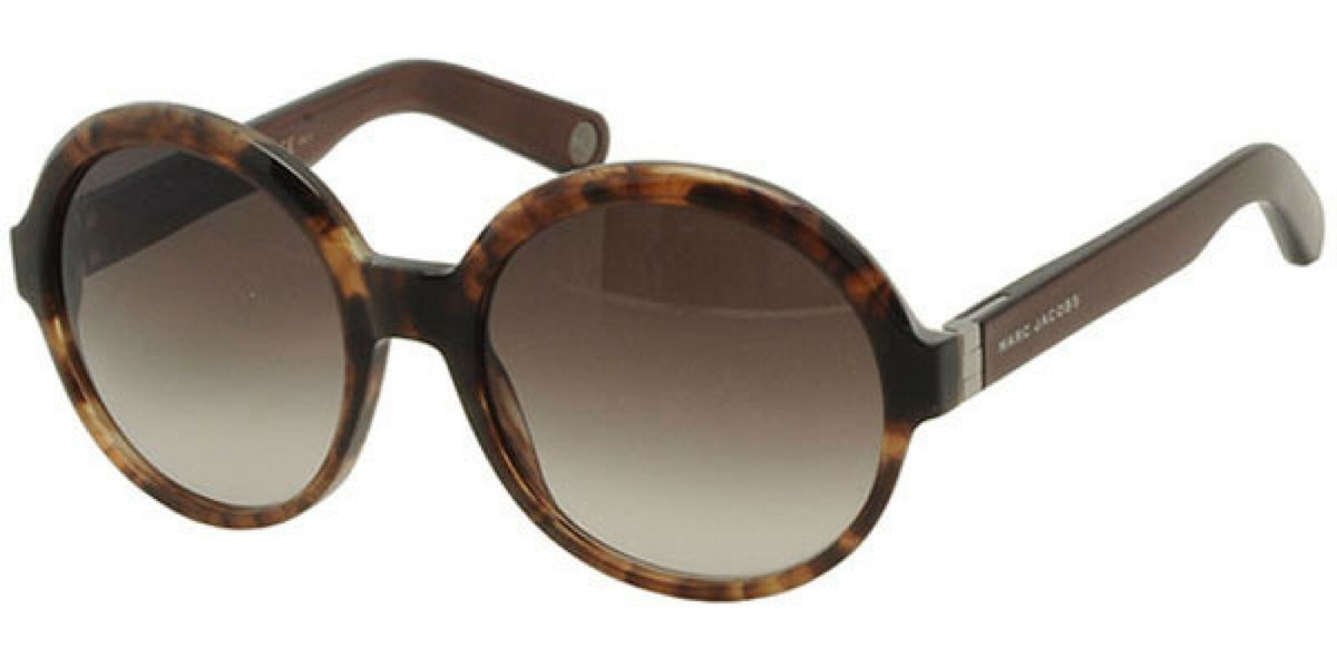 Marc Jacobs sunglasses made in Italy brown Marc Jacobs Marc 806/S Oval Sunglasses | Fashion Eyewear US main image 4