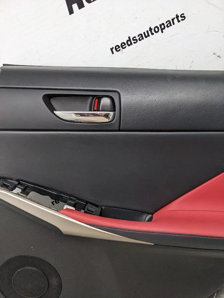 Lexus IS250 2014 2015 paso trasero derecho interior panel puerta moldura rojo1144628 Foto 3 de 4