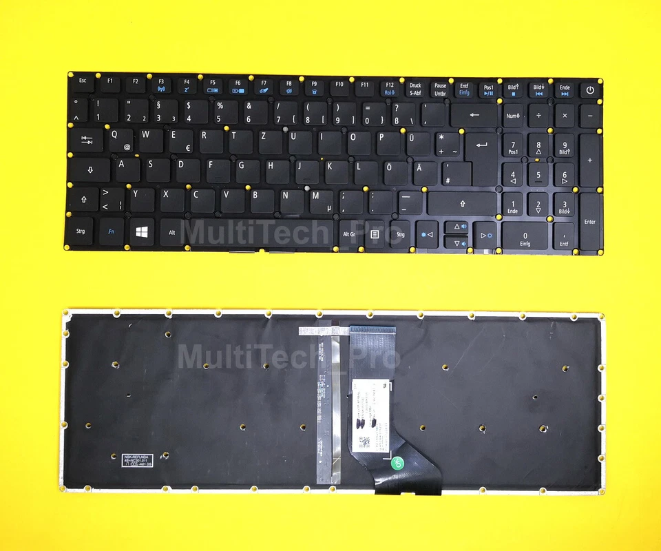 DE Tastatur Acer Aspire ES1-533 ES1-533G ES1-572 ES1-732 mit Beleuchtung - Bild 2 von 2
