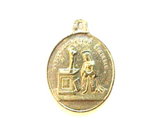 Medal Religijny około 1850 KATHARINA autorstwa SIENY/ ŚW. DOMINICUS 