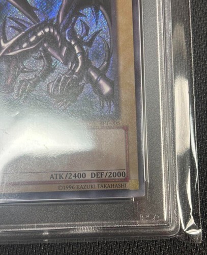 PSA 9 YU-GI-OH! RED-EYES BLACK DRAGON PROMO BPT-COLLECTOR'S TINS #005 2002 FS - Picture 8 of 12