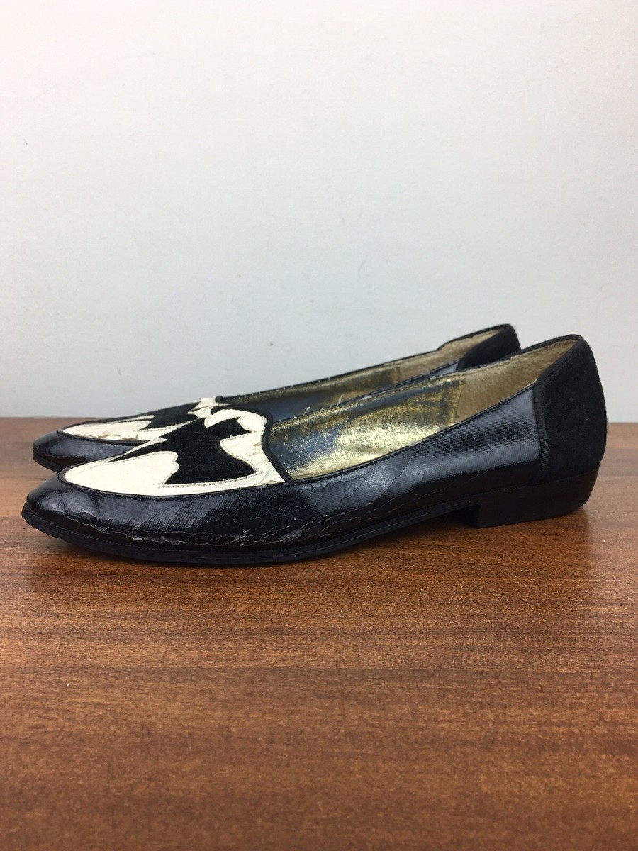 Vintage Prima Royale Batman Flats Shoes Women’s Size Loafers Halloween