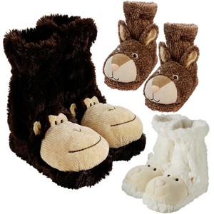 animal slipper boots
