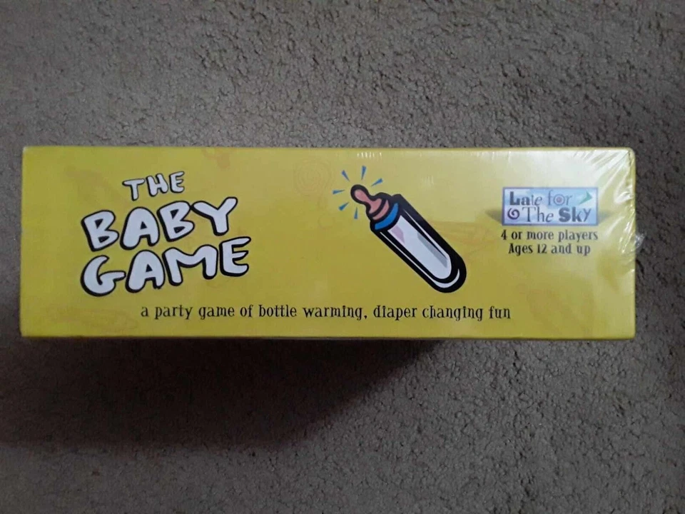 THE BABY GAME Party Game Of Bottle-warming Diaper-changing fun! New and Sealed - Image 3 of 4