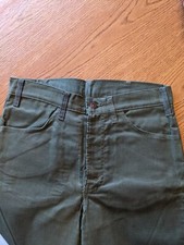 NWT Vintage 1976 Levi's Durawale Plus Corduroy Bell Bottoms 31W x 36L Green