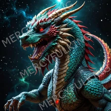 Dragon - Digital AI Art Image (4k HD) High Resolution Print Download