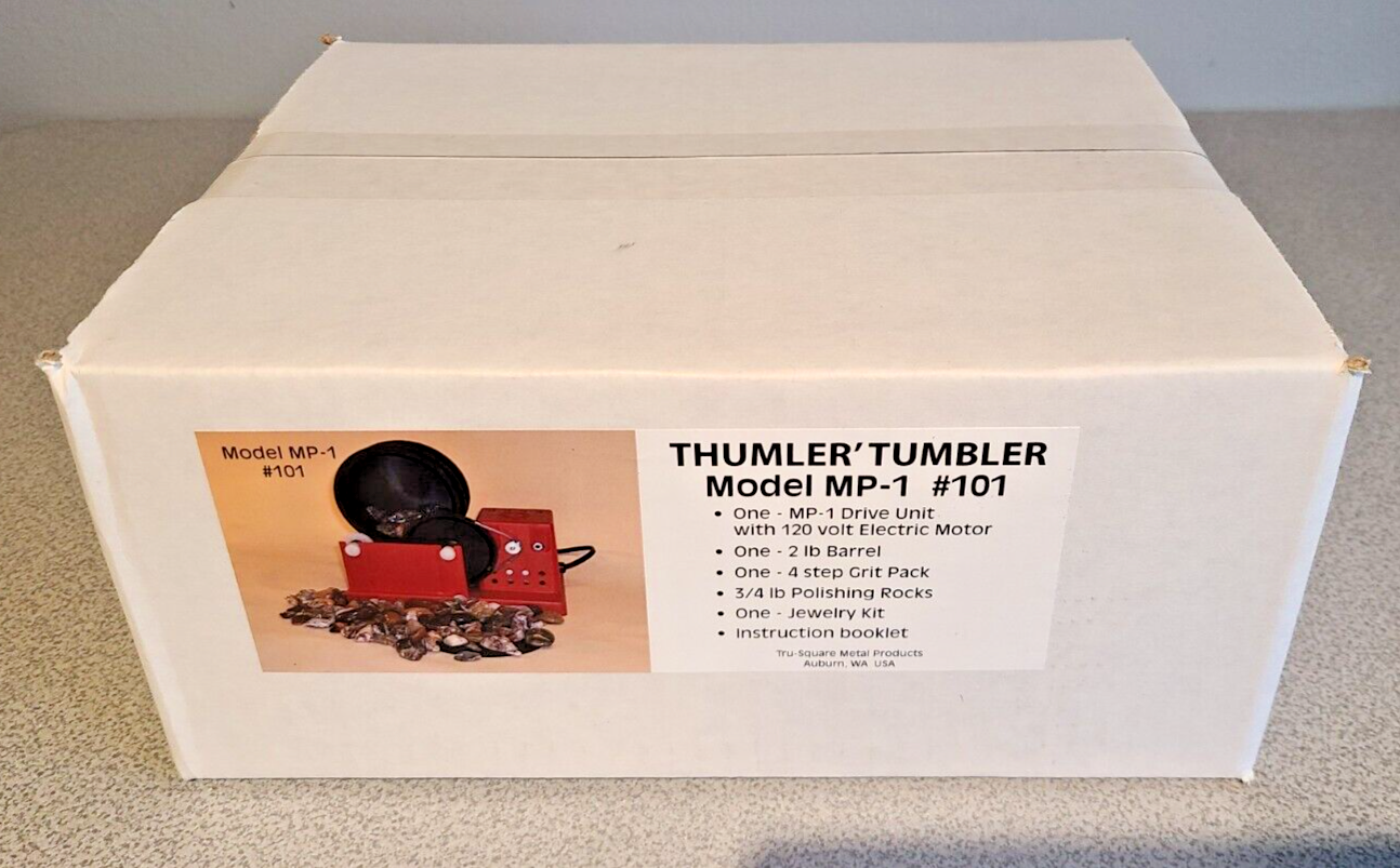 Thumler' Tumbler Rock Polisher (Model MP1 101) eBay