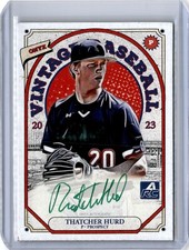 2023 Onyx Vintage Green Ink Thatcher Hurd Auto /50 (B22) Yankees