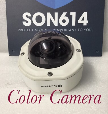EverFocus EHD525EX/3 Color Camera 560TVL 2.9-10mm D/N CCTV Surveillance TESTED!