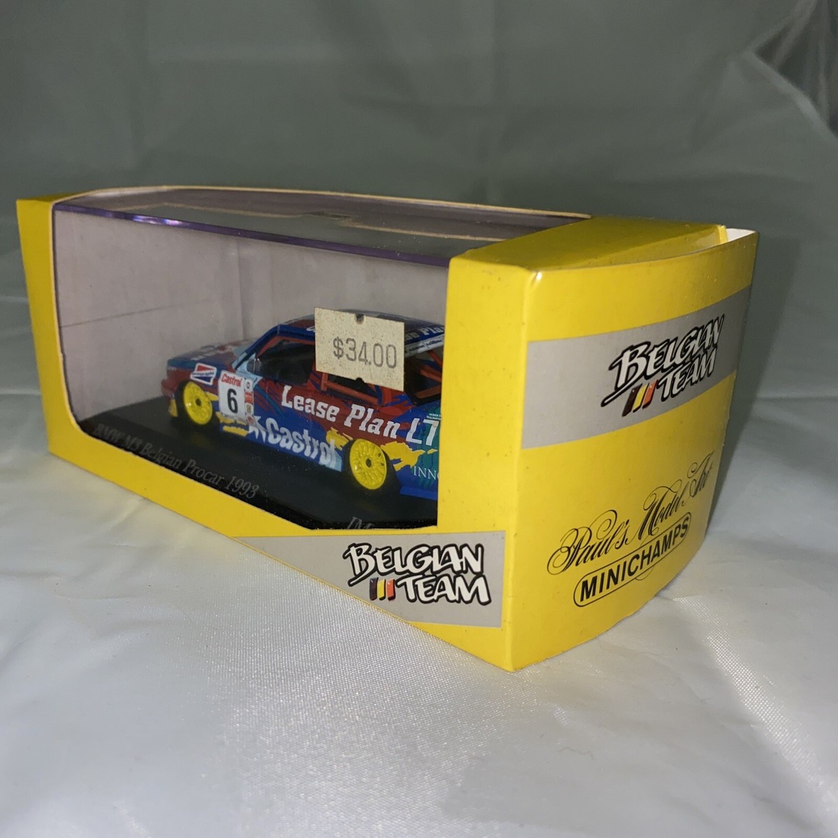 BMW M3 E30 Belgian procar 1993 ミニチャンプス43 Minichamps BMW M3 E30 Belgian Procar 1993 #6 JM Martin 1/43
