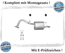 Endschalldämpfer für Toyota Yaris (P9) 1.0 VVT-i 12V Auspuff Montagesatz