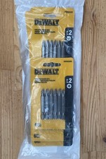 5-PACKS OF DEWALT 6-PIECE 2 PHILLIPS POWER BITS DW2022CR6 30pc New Free Ship