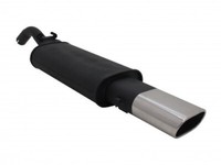 Sportauspuff EndschalldäMpfer 70X140Mm + Abe! VW Golf 2