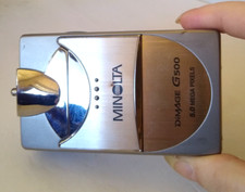 Minolta DiMAGE G500 5MP Digital Camera 3x Optical Zoom No Charger Or Battery