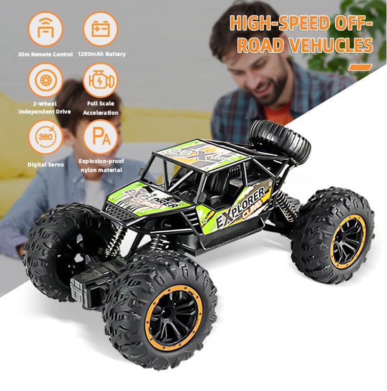 Carro Controle Remoto 4X4 Monster Stell Cavalay- Art Brink - Ri Happy