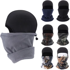 New Camo Face Mask Tactical Ski Balaclava Hat Adjustable Sport Neck Gaiter Scarf