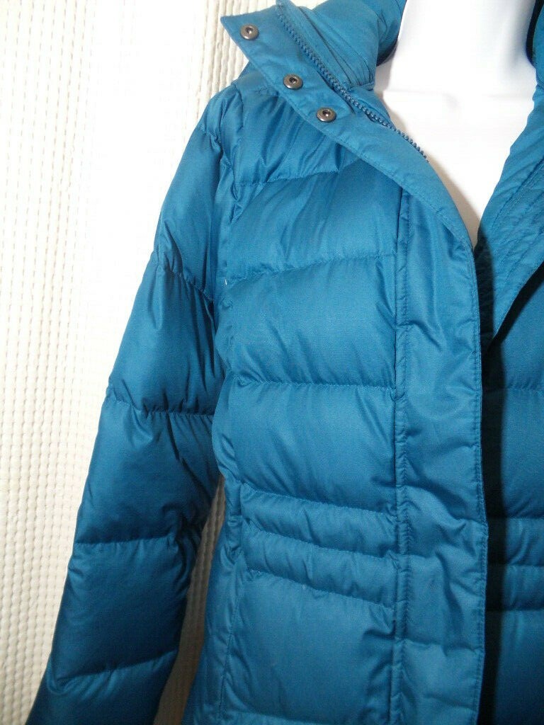 L.L. Bean Warm Core Green Down Long Jacket Coat XXS Petite NEW image 7
