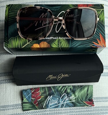 Maui Jim Pua MJ 865 09 Tortoise Rose Gold + Maui Rose  display picture 1